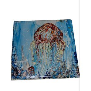 Jellyfish Jelly Fish Decorative Wall Art Ceramic Tile 6x6 Backsplash Gift